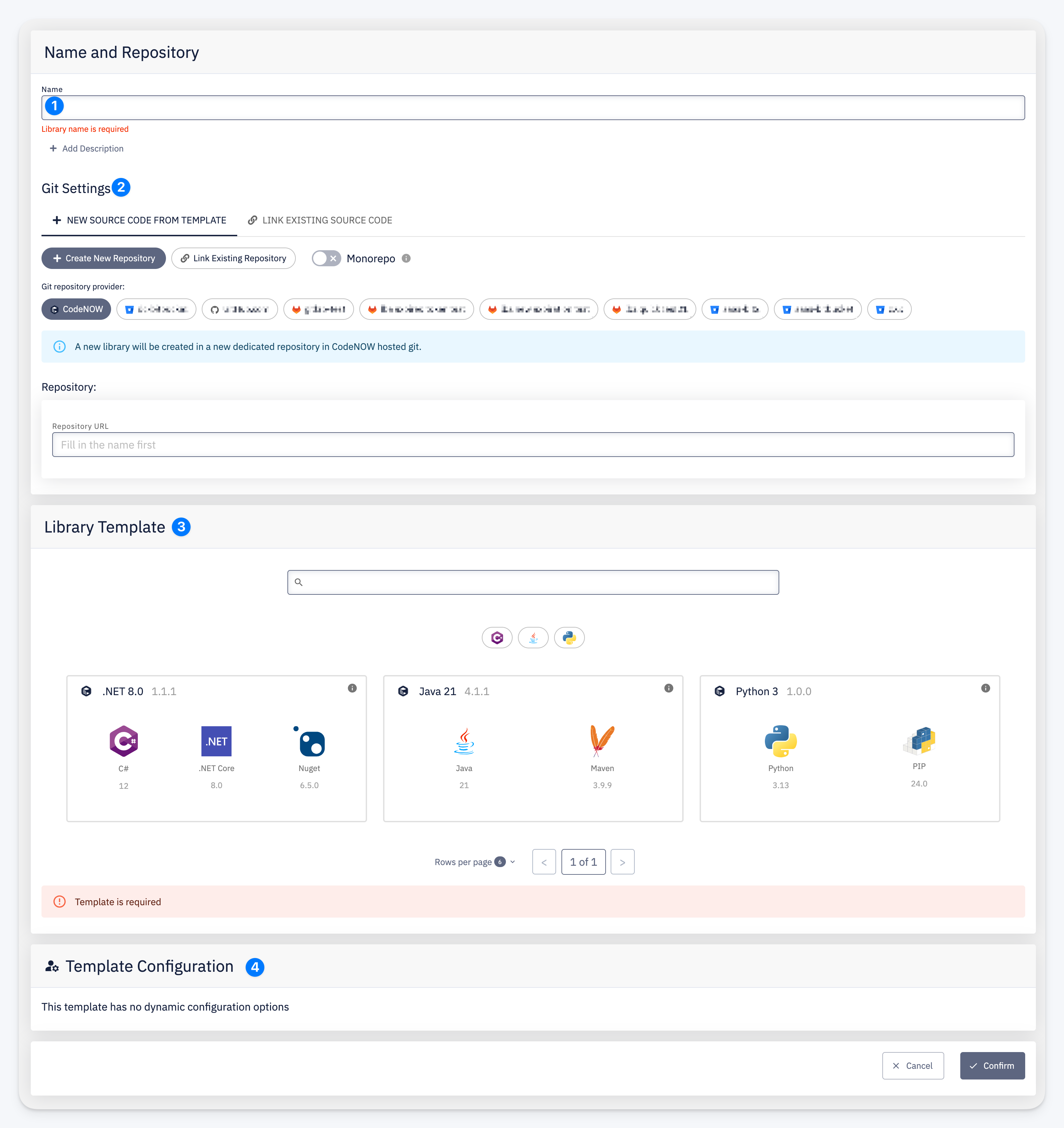 Create library