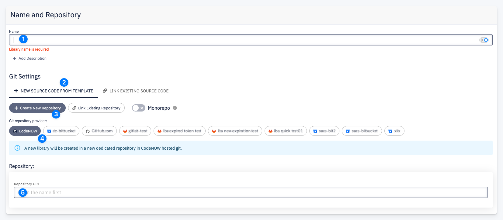 New source code in a new repository