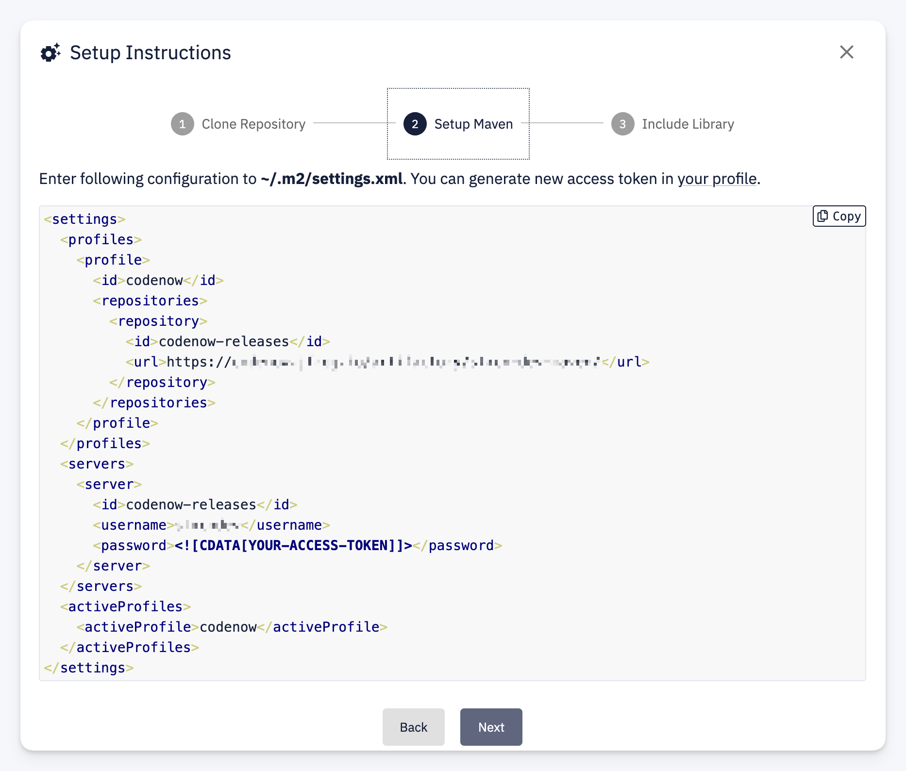 Setup instructions — Setup Maven