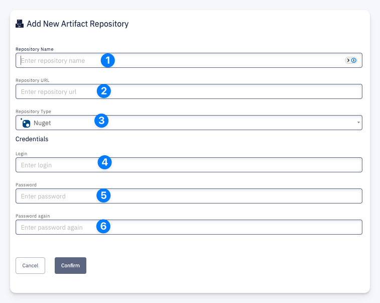 Add New Artifact Repository