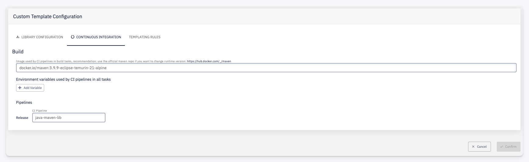 Edit Continuous Integration